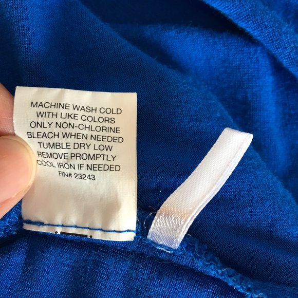 New York and Company Womens LG Blue Banded Waist Stretch Sleeveless Summer Dress - Picture 6 of 7